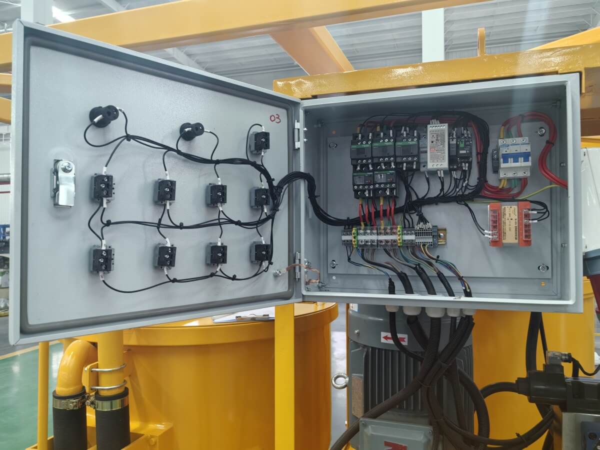 Electric drilling grout plant