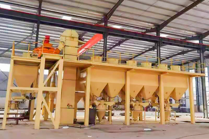 mixer for brick machine production line