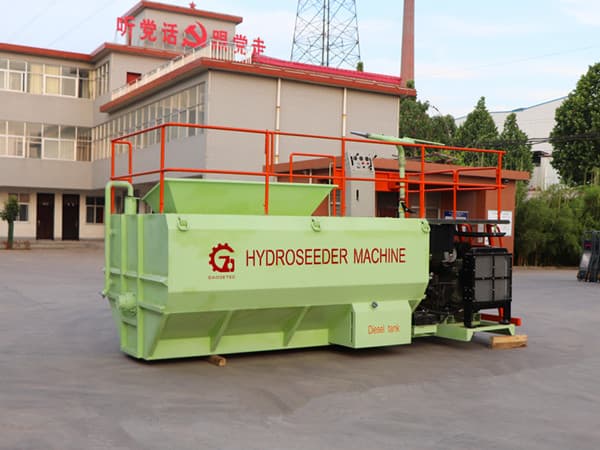 hydroseeder for greening slope