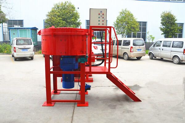 refractory castable pan mixer