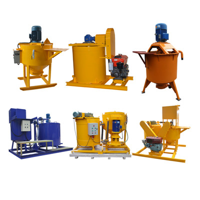 colloidal grout mixer for pile and anchoring grout