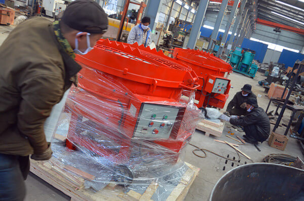 250kg refractory pan mixer factory