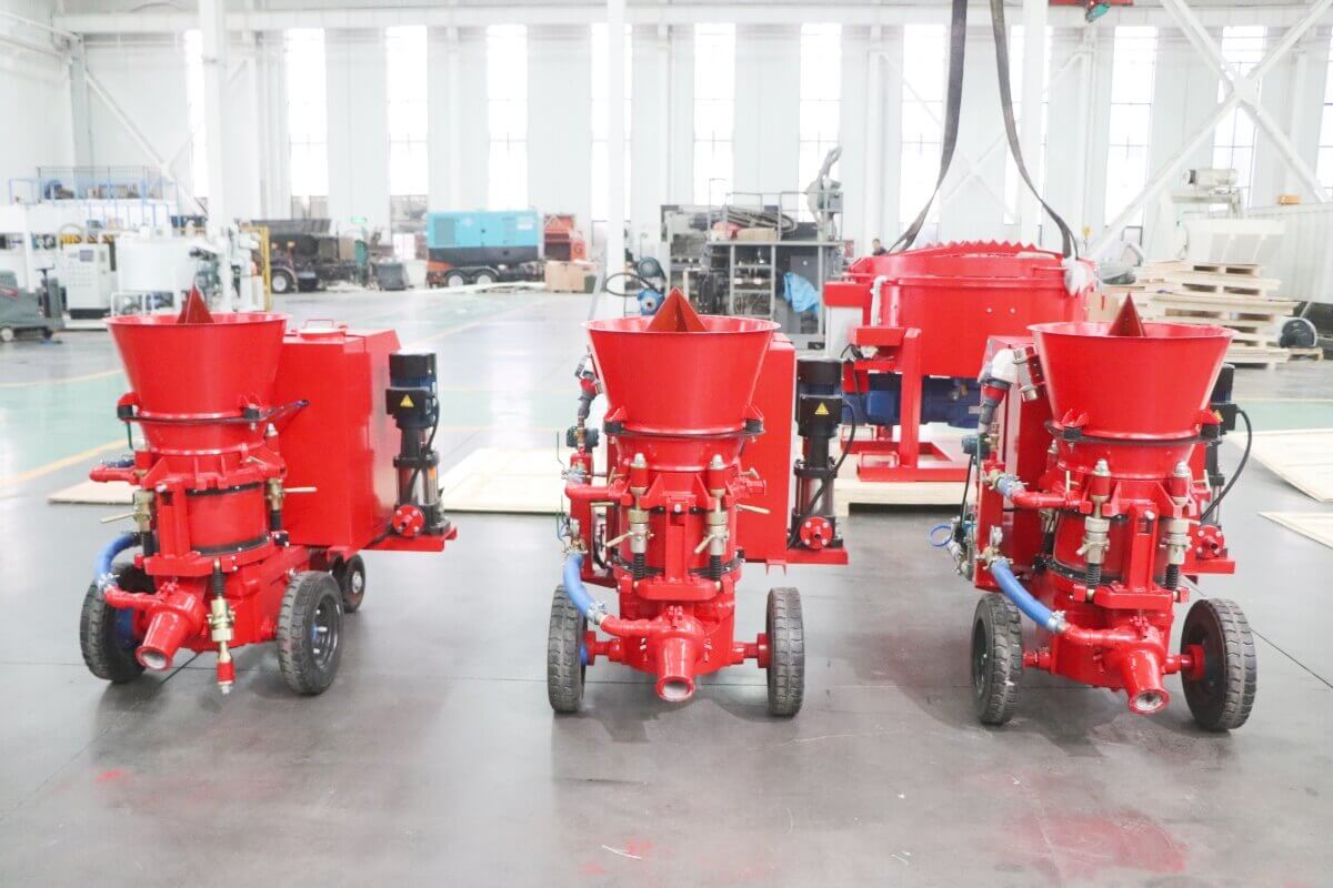 refractory spraying equipment