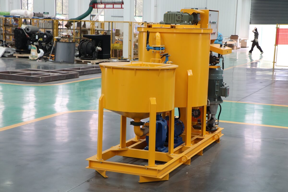 grout plant for reinforcement foundation