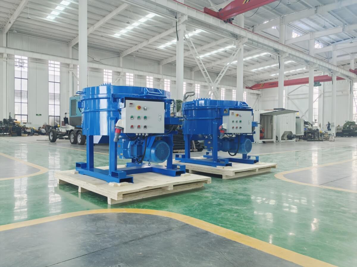 portable 250 litre refractory castable mixer