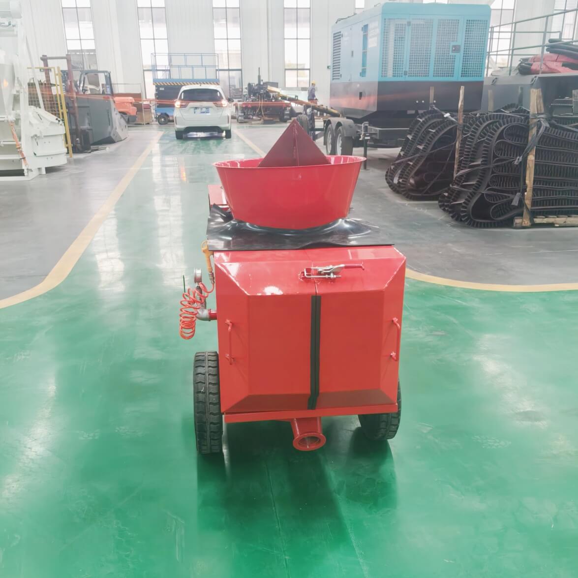 refractory repairs gunning machine