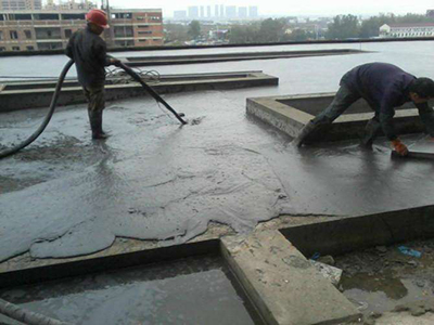 foam concrete machine for roofing construction