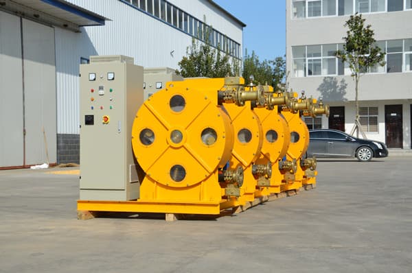 peristaltic pump for pumping aluminum oxide slurry