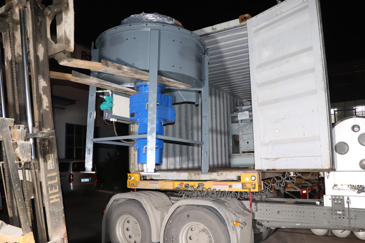 refractory cement castable pan mixer