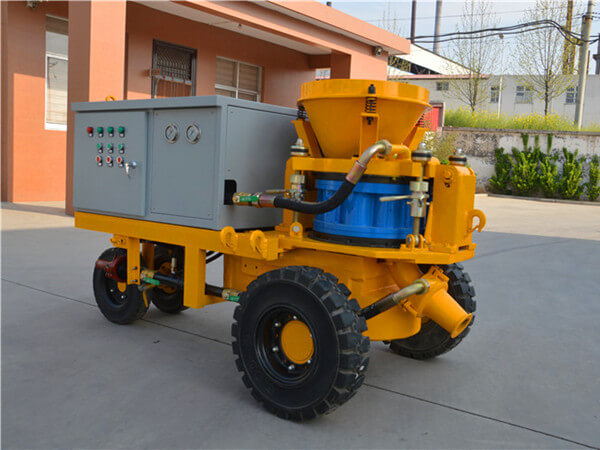 dry-wet function shotcrete machine