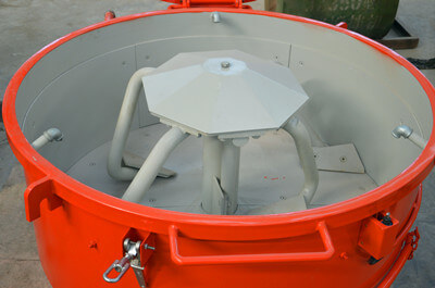 pan mixer for refractory castables