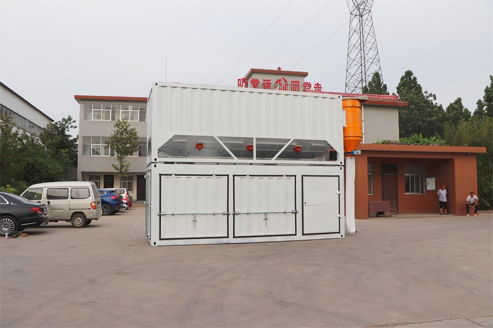 20m3 per hour container type cement grout mixer