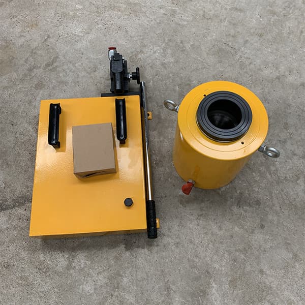 single acting center hole hydraulic jack