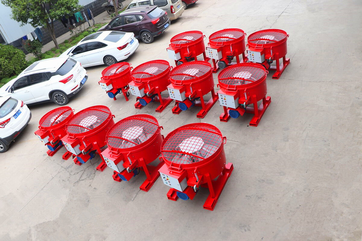 castable refractory pan mixer 250kg