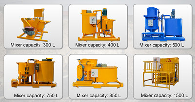 Colloidal grout mixer for sale