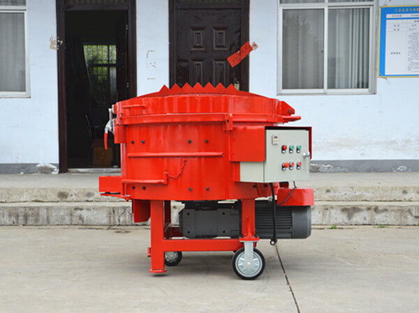 mobile type refractory pan mixer