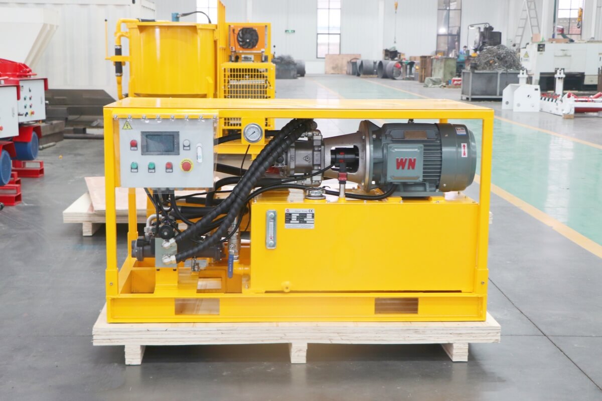 full hydraulic cement injection pump