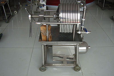 manual stainless steel filter press