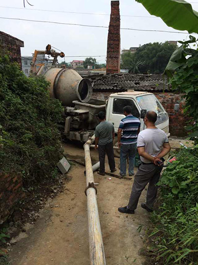 Portable concrete mixer and pump