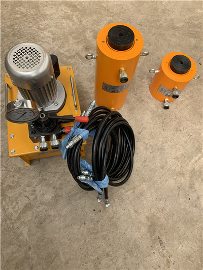 hydraulic jack with small electrical unit