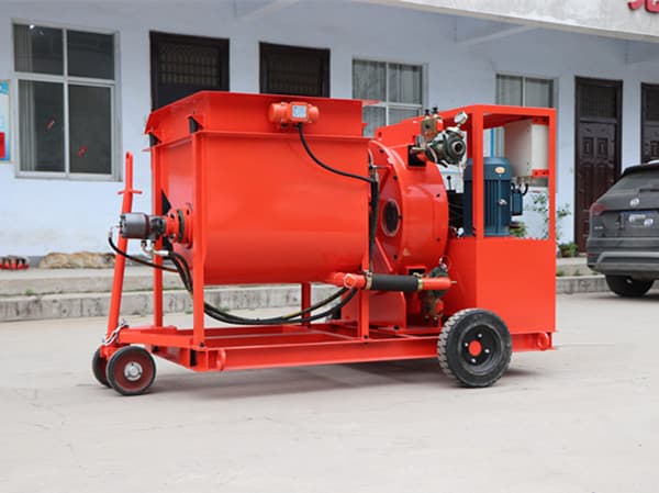 electric shotcrete hose pump