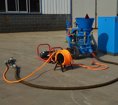 boiler refractory gunite machine