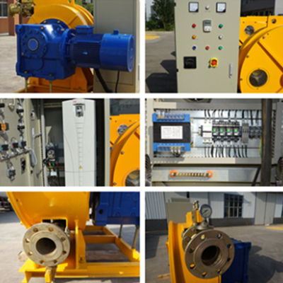 details of peristaltic pump for filter press
