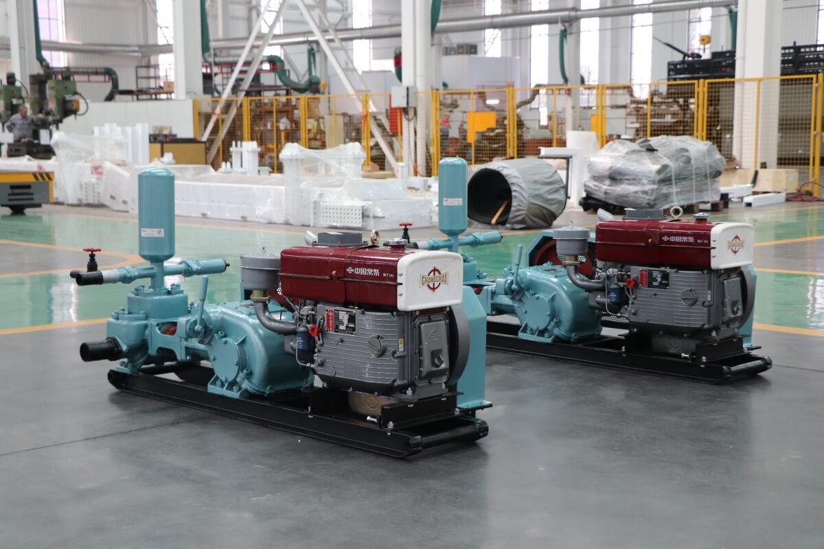 Diesel grouting pump