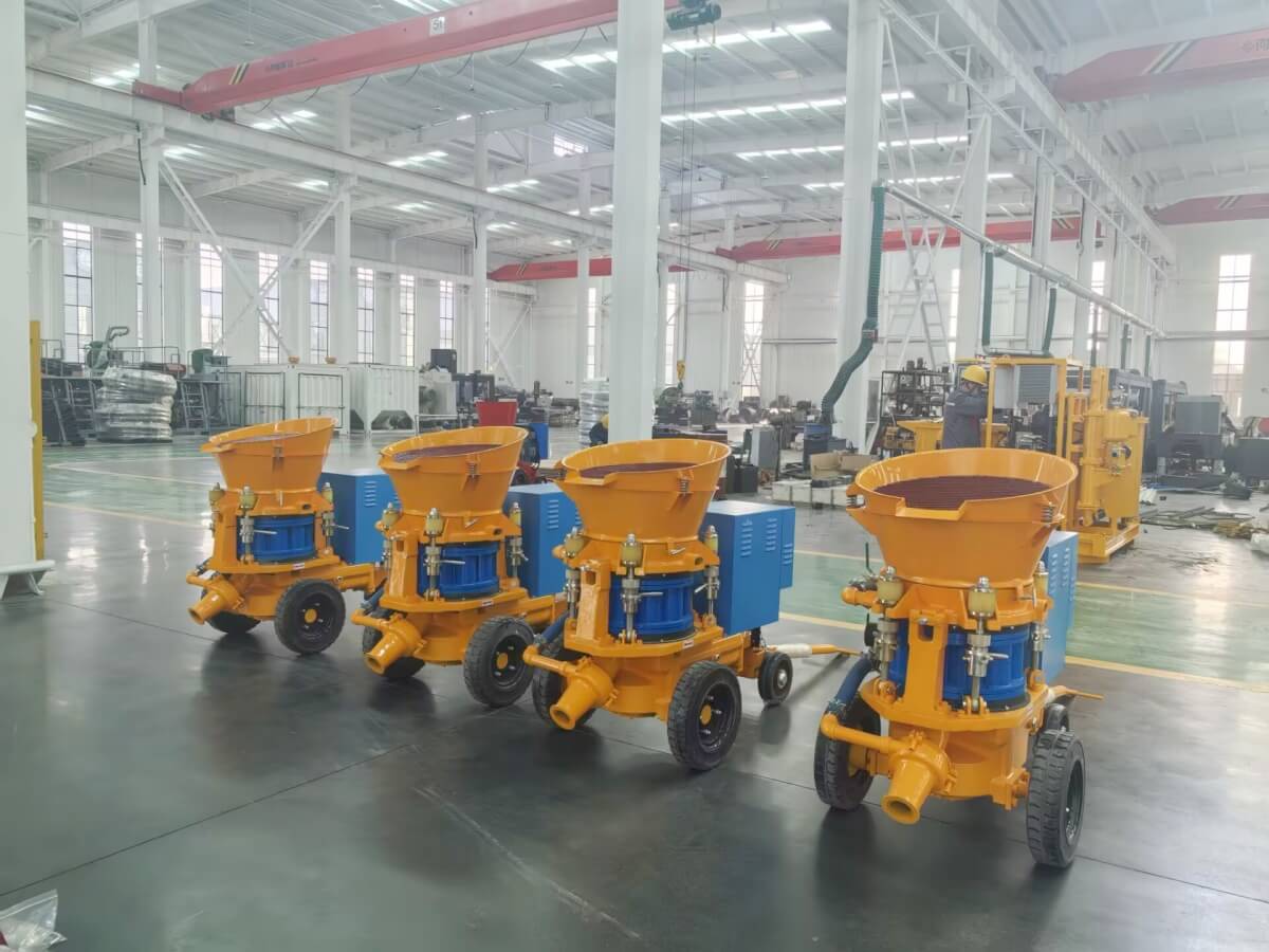 concrete spraying machine for sale