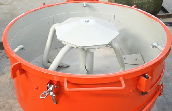 refractory concrete pan mixer