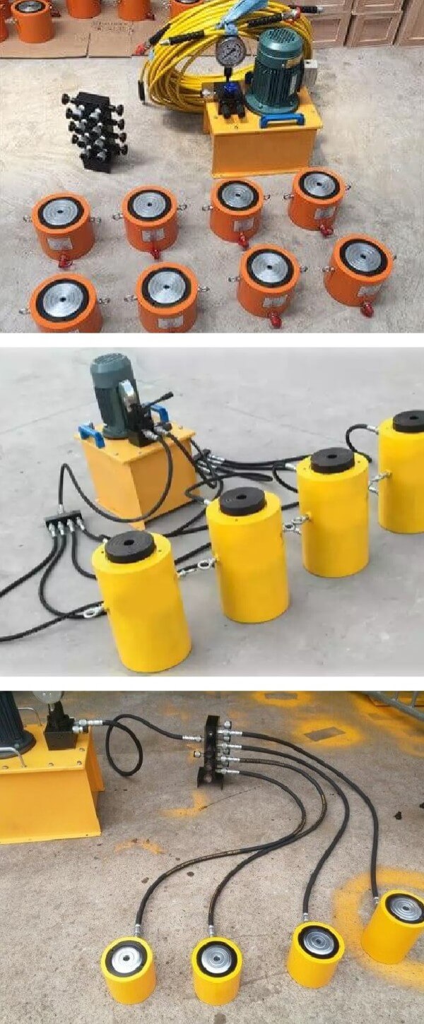 synchronous jacking hydraulic jack