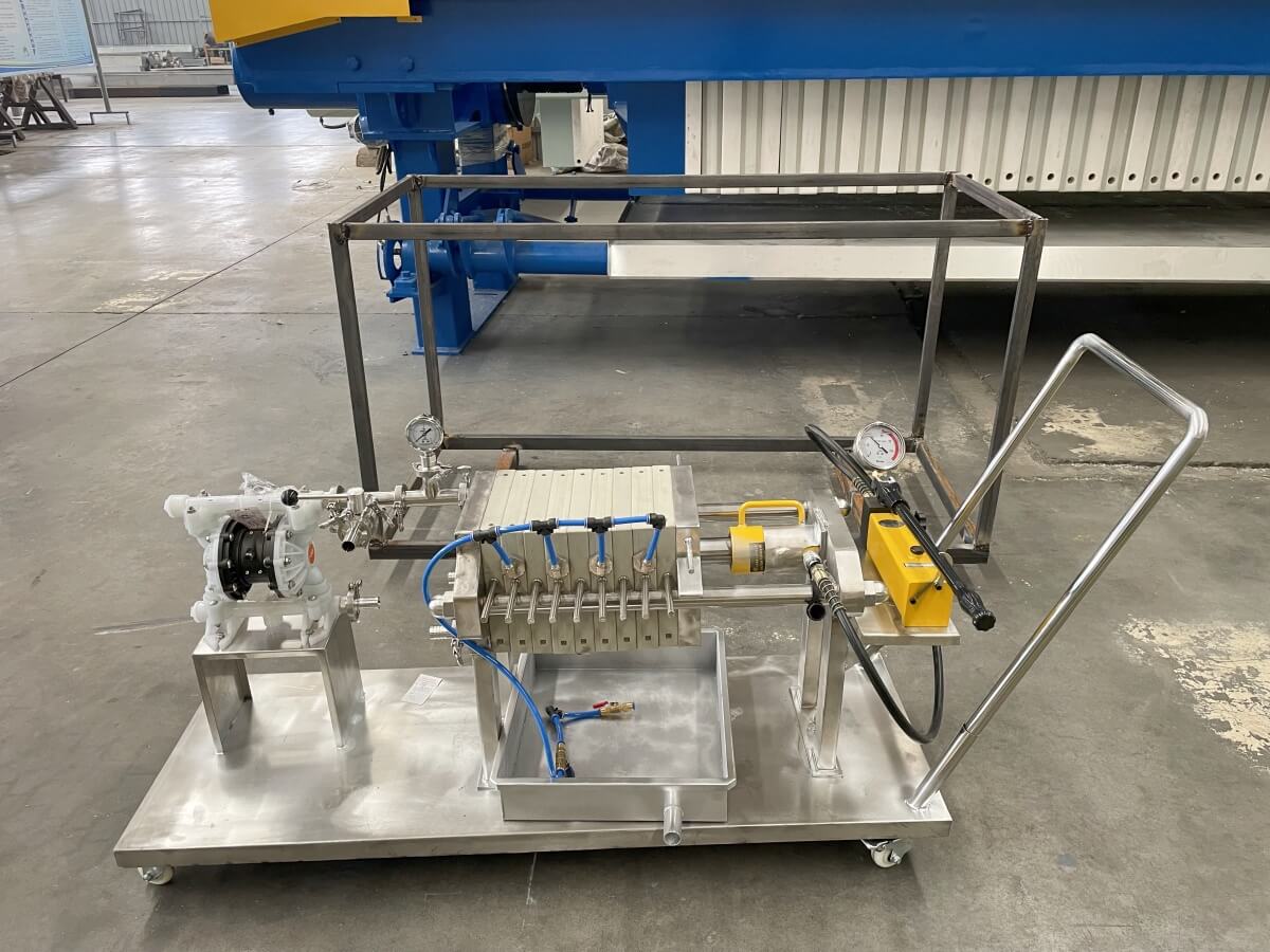 Stainless Steel Plate and Frame Filter Press for Food & Beverage Industry