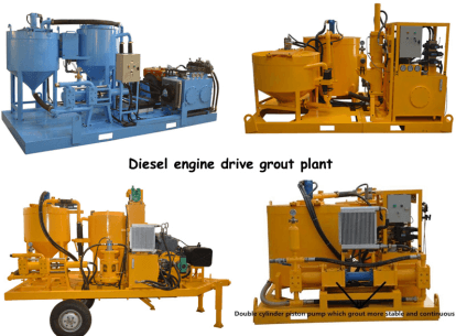 high output grout injection plant Singapore