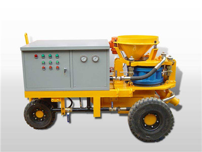  Electric motor wet shotcrete machine