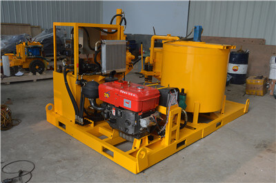 grouting injection unit diesel driven