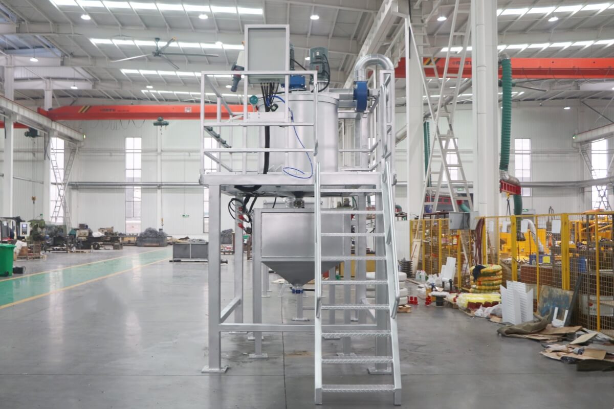 cement grout mixer with hopper