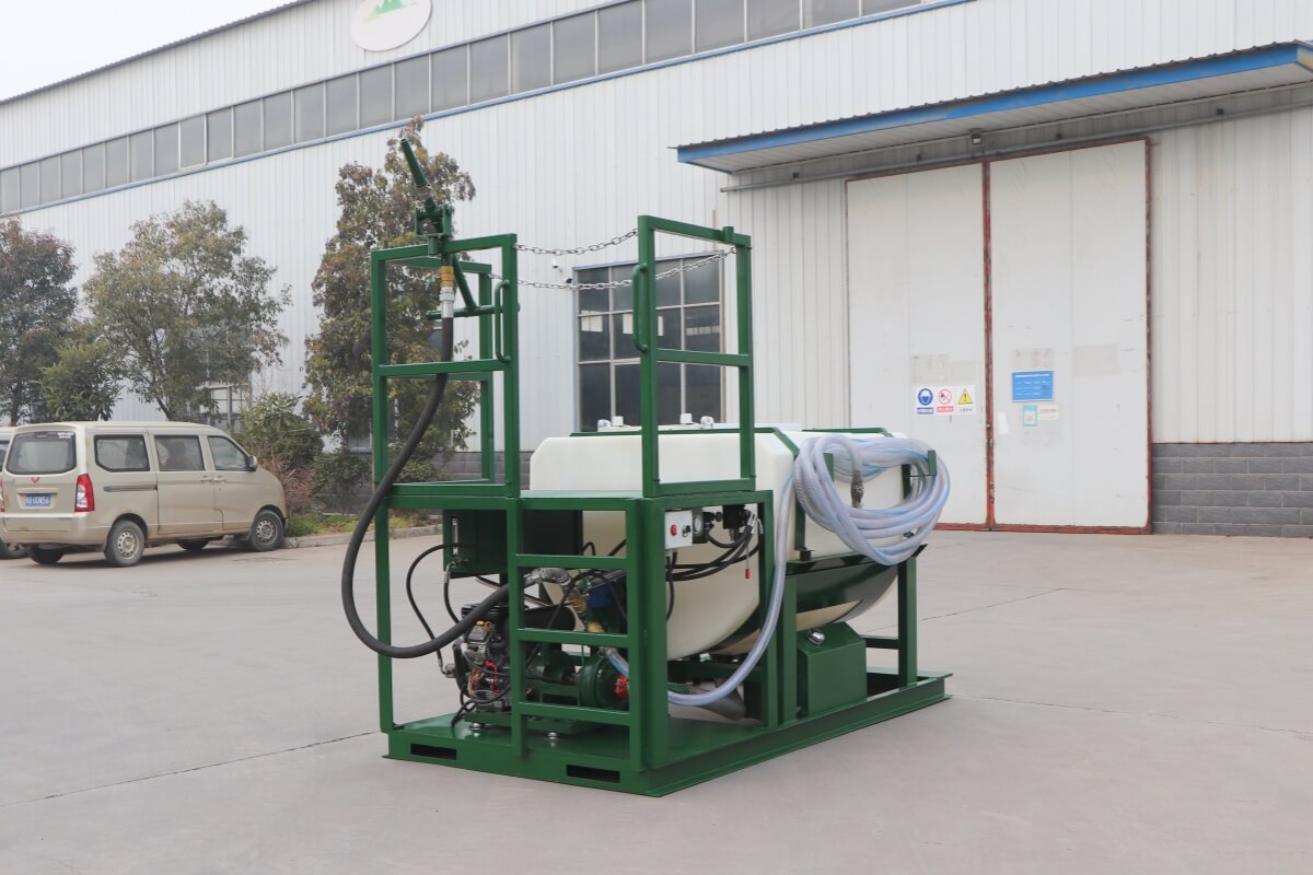 hydroseeding machine for residential areas greening