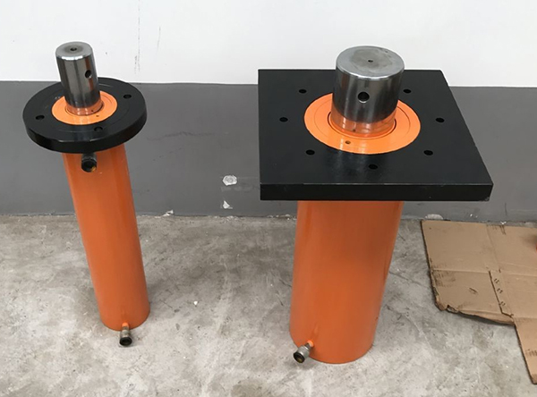 flange type double acting hydraulic cylinder