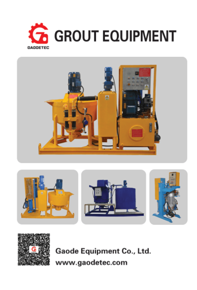 grout equipment