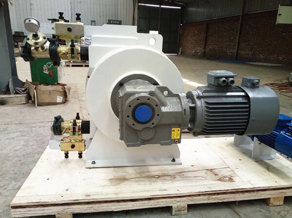 abrasive media transfer peristaltic pump