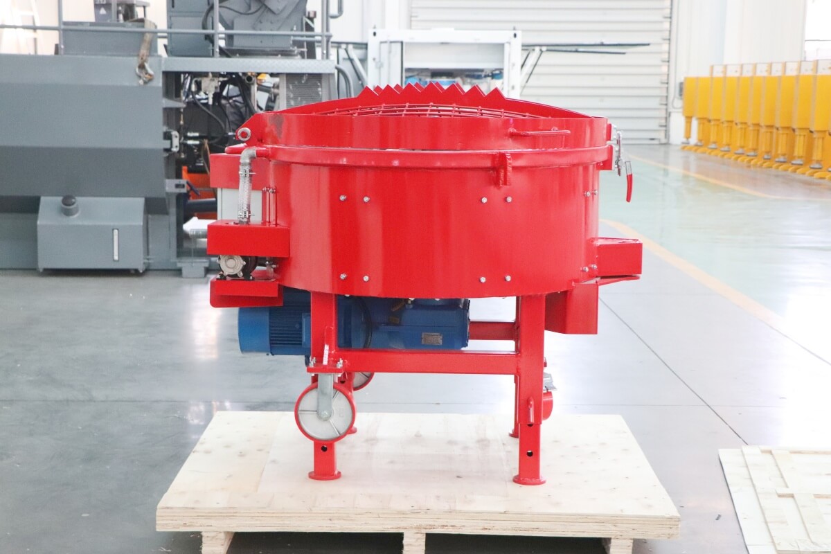 500kg capacity refractory pan mixer