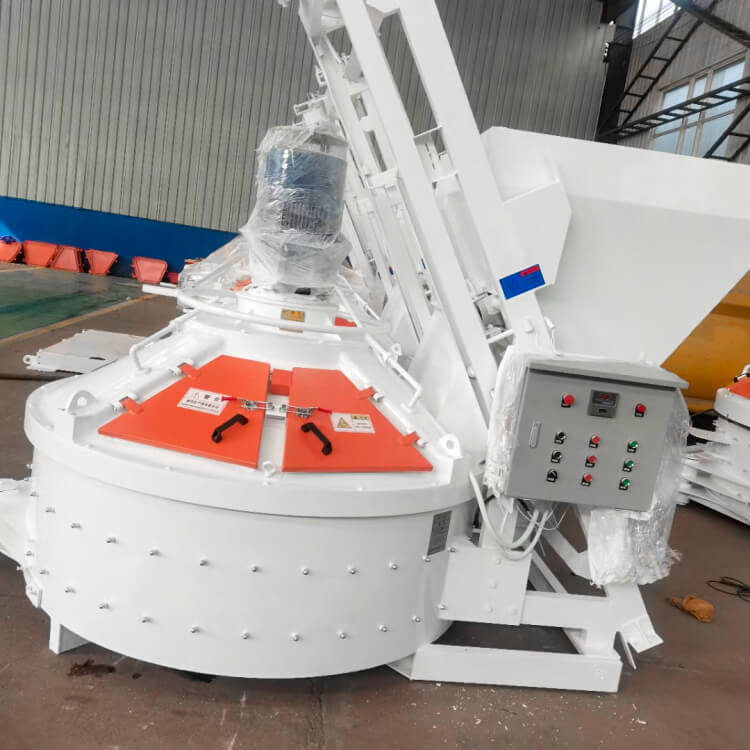 self-loading planetary concrete mixer