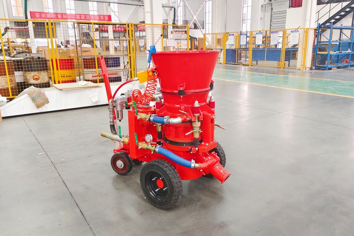 small pneumatic motor gunning machine