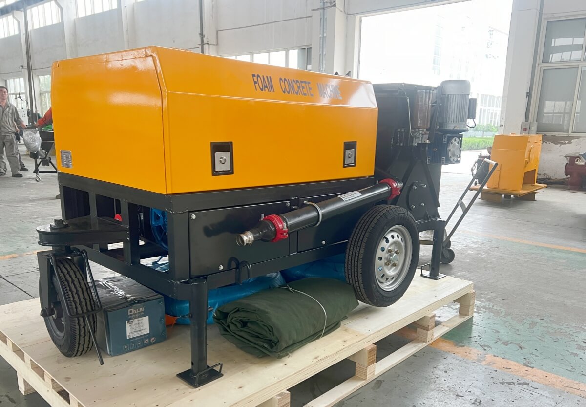 foam concrete machine for roof insulation