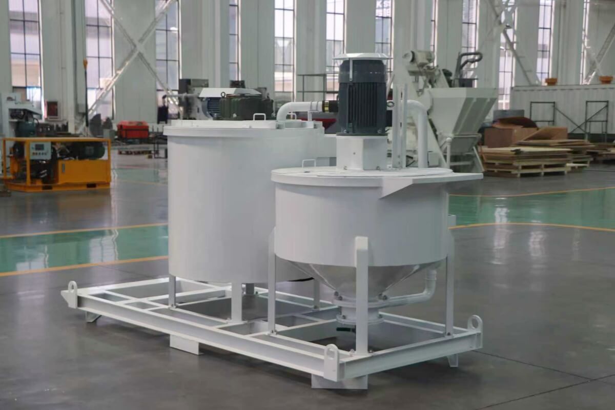 grout mixer for foundation engineering