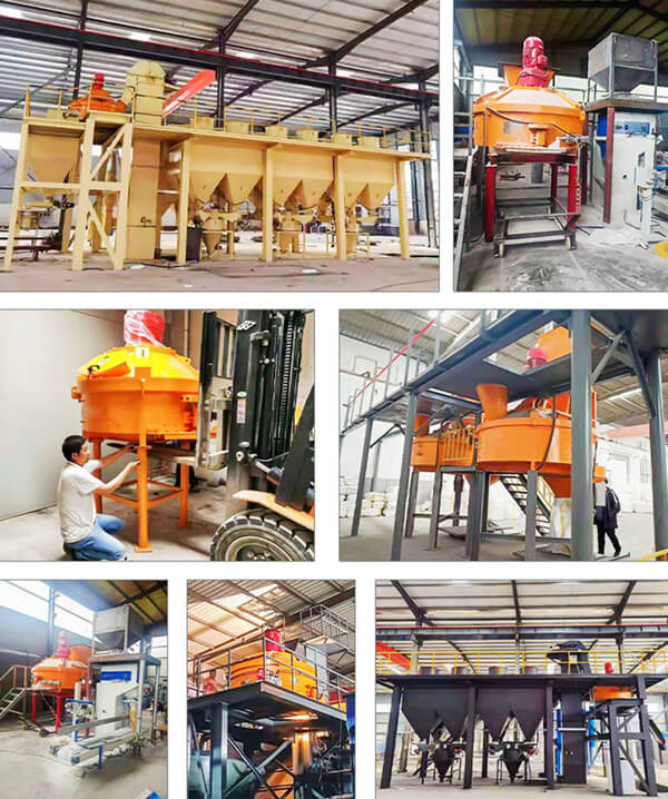 Planetary concrete mixer for UHPC