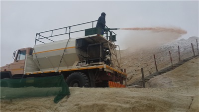 hydroseeding slope greening equipment