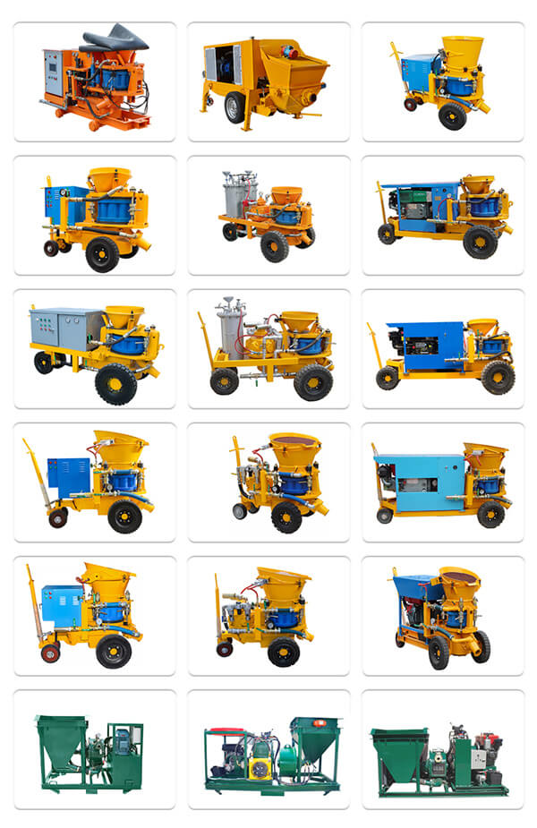 coal mine concrete spraying machine