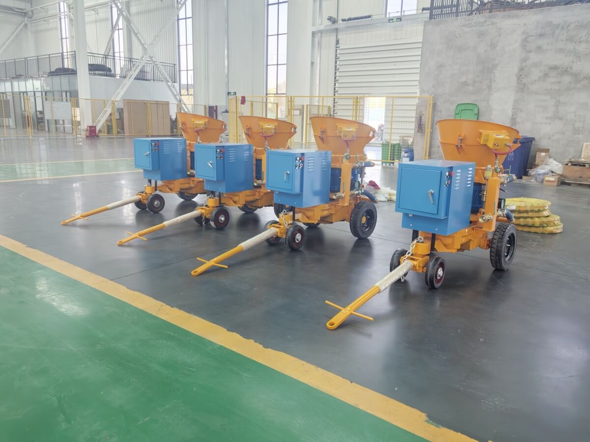 gunite machine for canal repair works