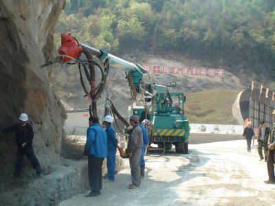 robotic arm Wet shotcrete machine   